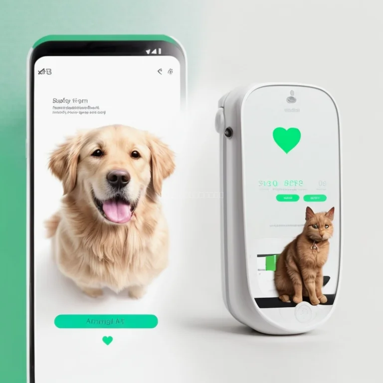 Haustier mit FellCare-Gerät