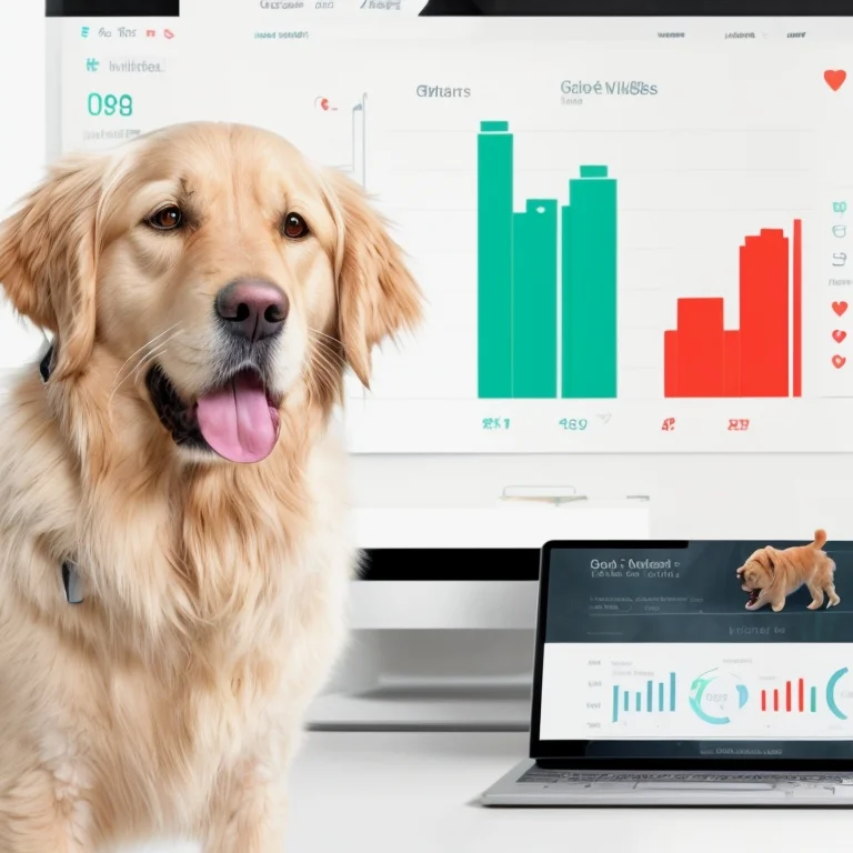 Haustier trägt KI-Wearable